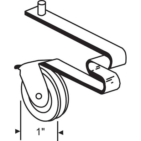 Patio Screen Door Roller Assy.